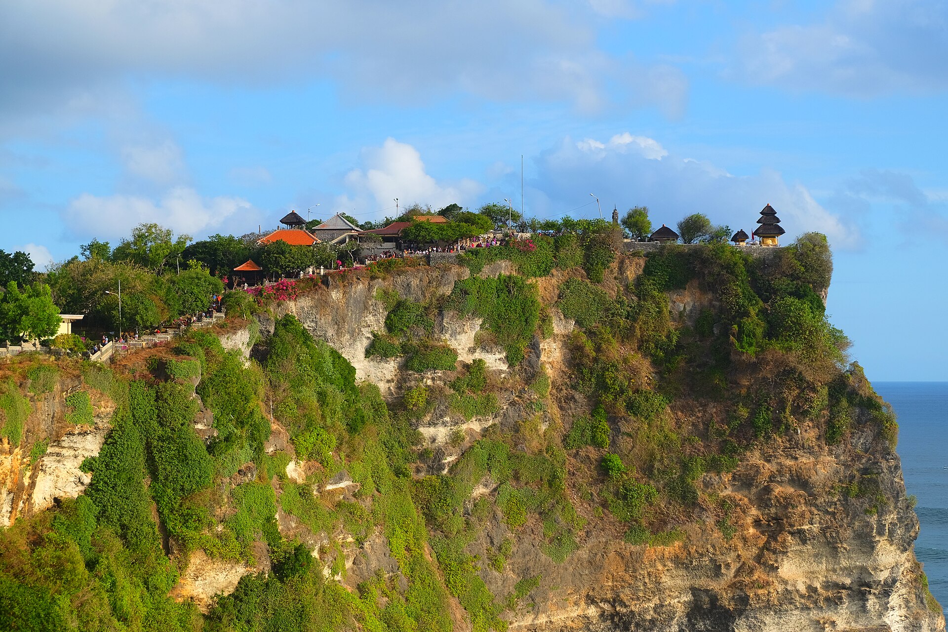 Pura Luhur Uluwatu temple on the cliffs of Bali